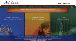 Desktop Screenshot of ahtna-inc.com